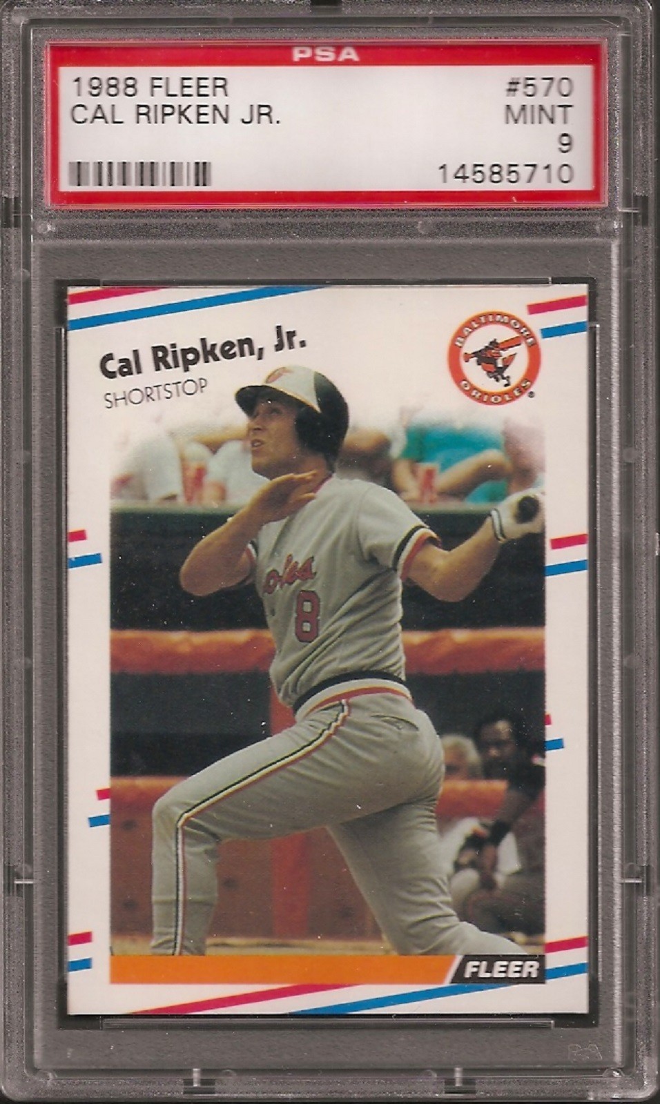 1988 FLEER CAL RIPKEN JR #570 PSA 9