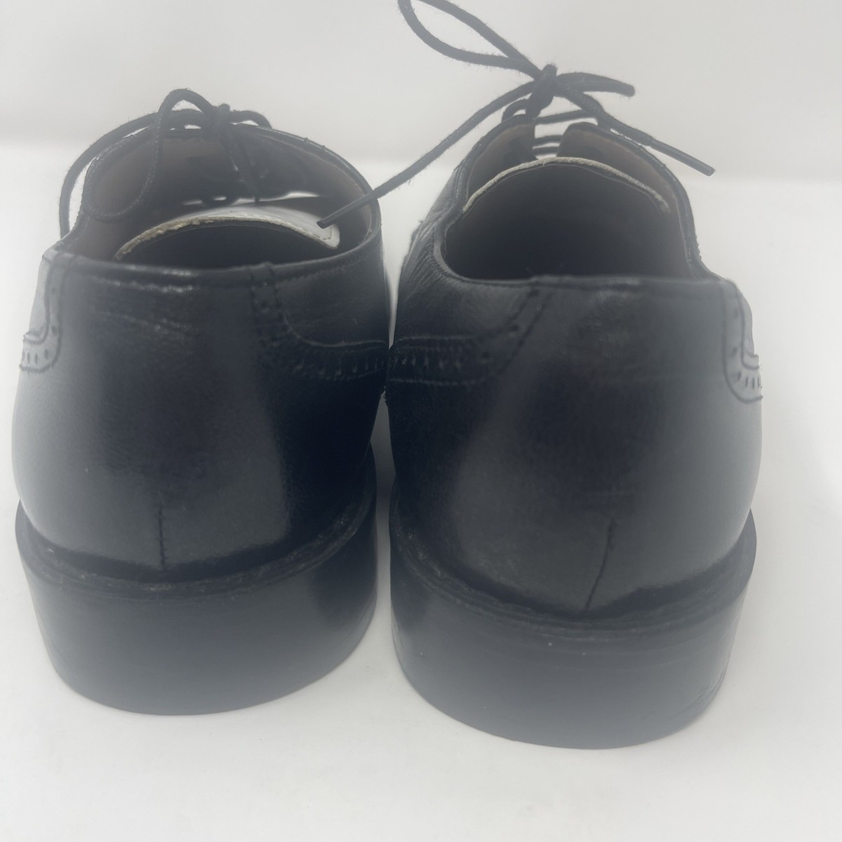 Vintage Stacy Adams 7 1/2 M Rockabilly Wingtip Oxford Shoes  display picture 2