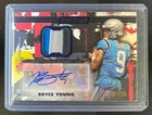 2023 Topps Composite Bryce Young Swatch Auto Horizontal Patch Purple RC #/75