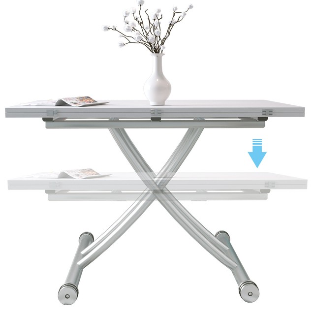 5 In 1 Folding Elevated Office Desks Dining Table Rectangle