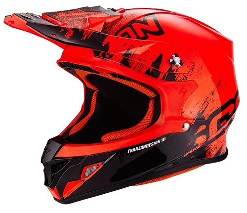 Moto Cross Scorpion Vx-21 Air Mudirt Negro Rojo M | eBay