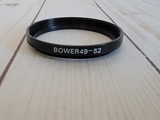 Bower 49mm-52mm Step-up Metal Ring Adapter 49-52mm