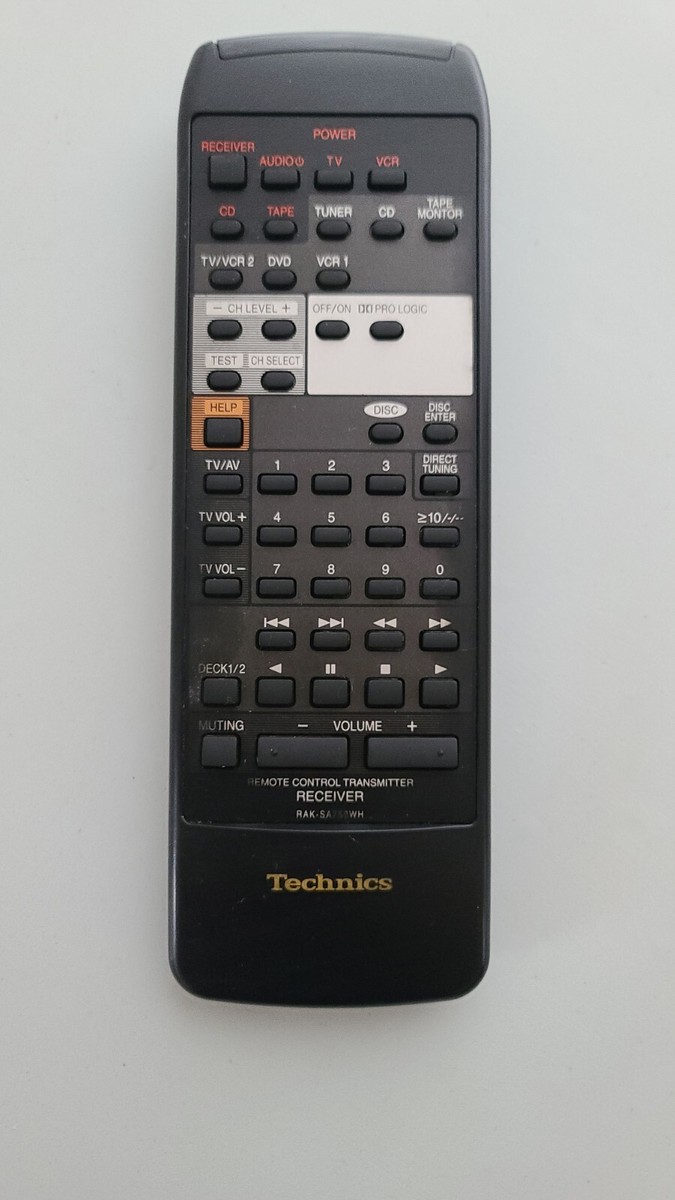 Remote controller for TECHNICS RECEIVER RAK-SA750WH | eBay