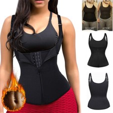 Fajas Reductoras Colombianas Body Shaper Sweat Waist Trainer Tummy Control Vest