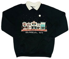 *VINTAGE* Gopher Sport 90s Elmira, NY Women's Christmas Sweater; Made in USA; XL
