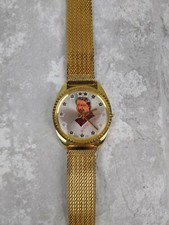 Vintage 1976 Jimmy Carter Watch Swiss Hong Kong Gold Tone Repair