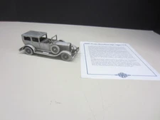 Lot #10 Danbury Mint 1926 ISOTTA FRASCHINI TIPO Pewter Classic Cars of the World