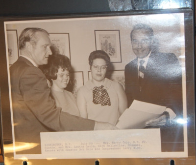 July 1970 Photo of Bob Dole with Congressman Larry Winn