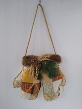 Farmhouse Primitives Finished Quilt Winter Mittens Hanging Christmas Decoration