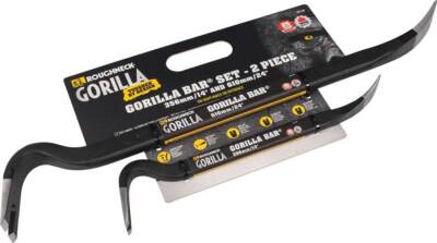 Roughneck Brecheisen-Set 2-teilig Gorilla Bar, Nageleisen, Brechstange 14'' + 24''