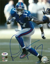 Plaxico Burress Autograph Signed New York Giants 8x10 Photo - PSA/DNA - PSA