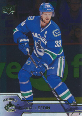 2016-17 Upper Deck SILVER FOIL #432 HENRIK SEDIN - Vancouver Canucks