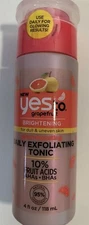Yes to Grapefruit Brightening Glow-Boosting Daily Exfoliating Tonic Face Wash