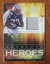 Laurence Maroney 2007 Playoff Absolute Memorabilia Absolute Heroes Card 43/50