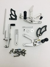 PEDANE REGOLABILI YAMAHA YZF R6 2006 ARROW RACING IN ALLUMINIO CD 11127SPA