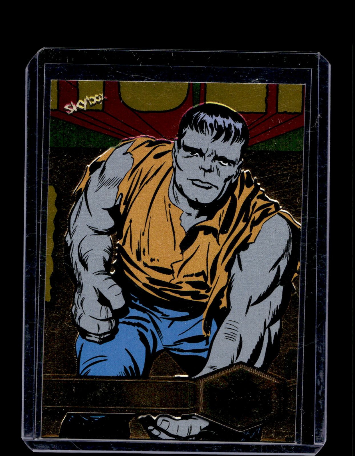 2022 Upper Deck Marvel Metal Universe Spider-Man - Gold Light FX #133 Hulk