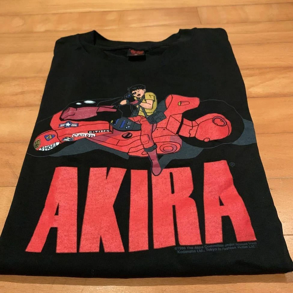 AKIRA Katsuhiro Otomo Vintage T-Shirt fashion victim L 1988 w/ nametag UNUSED