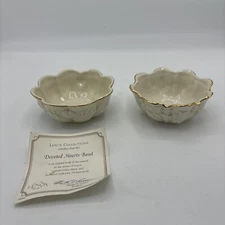 Lenox Devoted Heart Ivory & 24k Gold Trim Scalloped Bowl, Extra Bowl