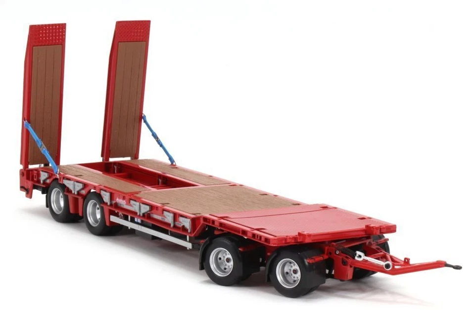 Nooteboom ASDV-40-22 4 Axle Drawbar Trailer with Ramps RED. 1/32 AT - COLLECTIO - Image 2 of 4