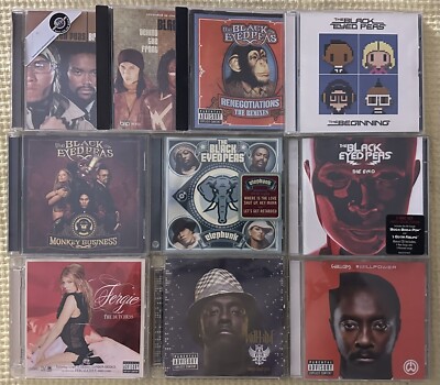 Black Eyed Peas, Fergie, Will.i.Am: Lotto 10 CDs