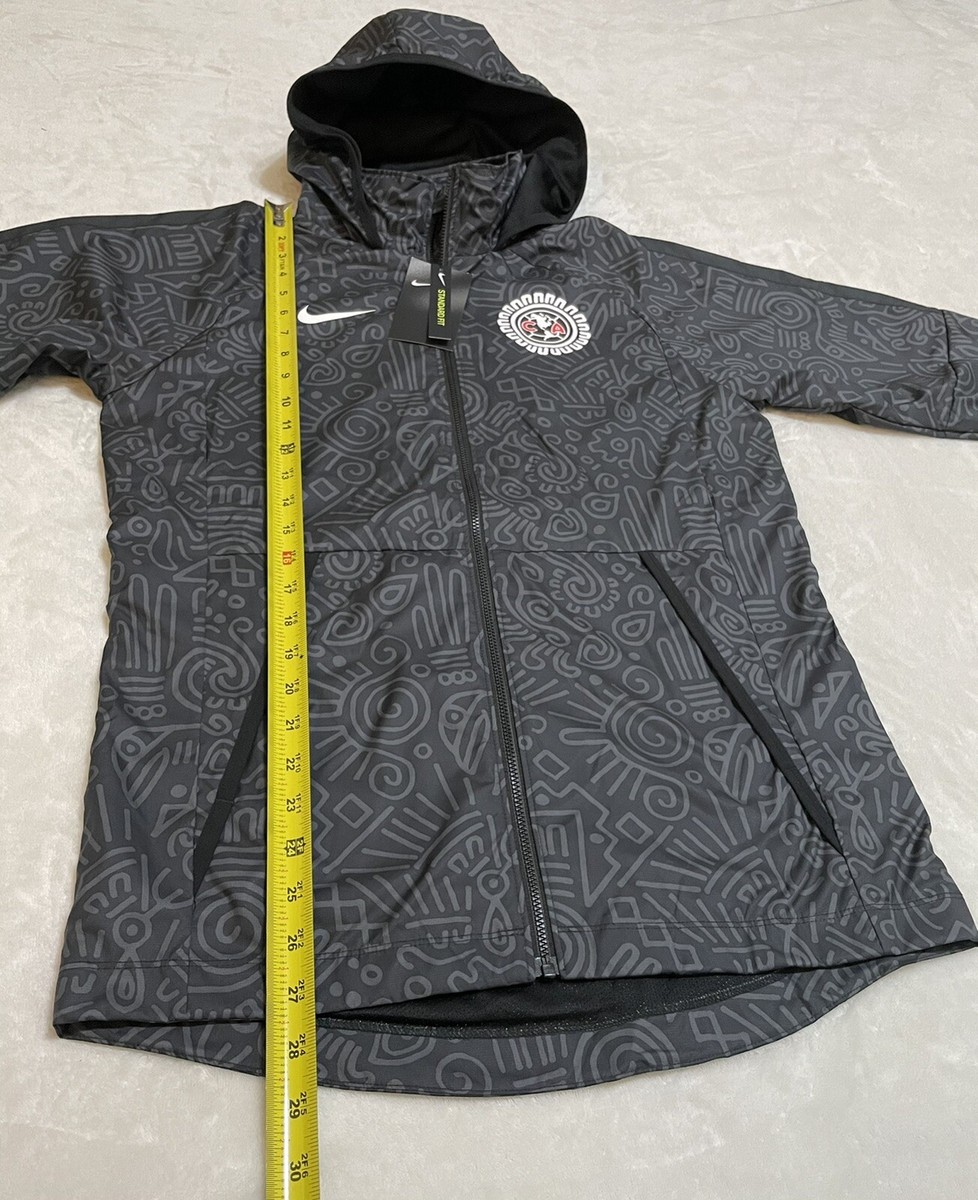 サッカー日本代表。ブラック、フード付き、M NIKE CLUB AMERICA WINDBREAKER SOCCER JACKET SIZE S MEXICO