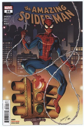 Amazing Spider-Man, The (5th Series) #66 NM 9.4 2021 Mark Bagley Cover