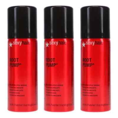 Big Sexy Hair Root Pump Volumizing Spray Mousse 1.6 oz (3 PACK)