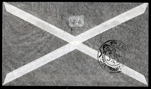 Brazil Varig V 21, on airmail letter Porto Alegre 29.6.34 - Picture 2 of 2