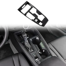 Fit For Honda Accord 2024 2023 Carbon Fiber Gear Shift Box Panel Cover Trim 1pcs
