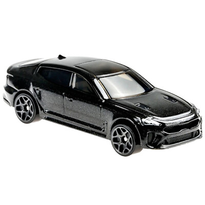 Hot Wheels Black 2019 Kia Stinger GT Kids Model Diecast Toy Car HW