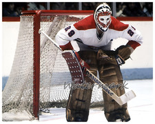 NHL 1970's Montreal Canadiens Goalie Ken Dryden on Guard Color 8 X 10 Photo Pic