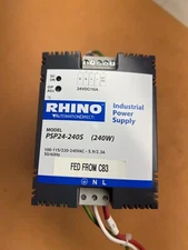 Rhino PSP24-240S 240W Industrial Power Supply DIN Mount