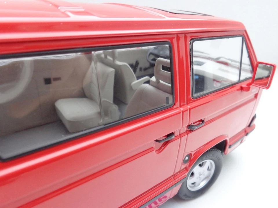 Volkswagen VW T3 B Multivan 1:18 Kk Scala Rosso Ultima Edizione Limitata - Immagine 3 di 4