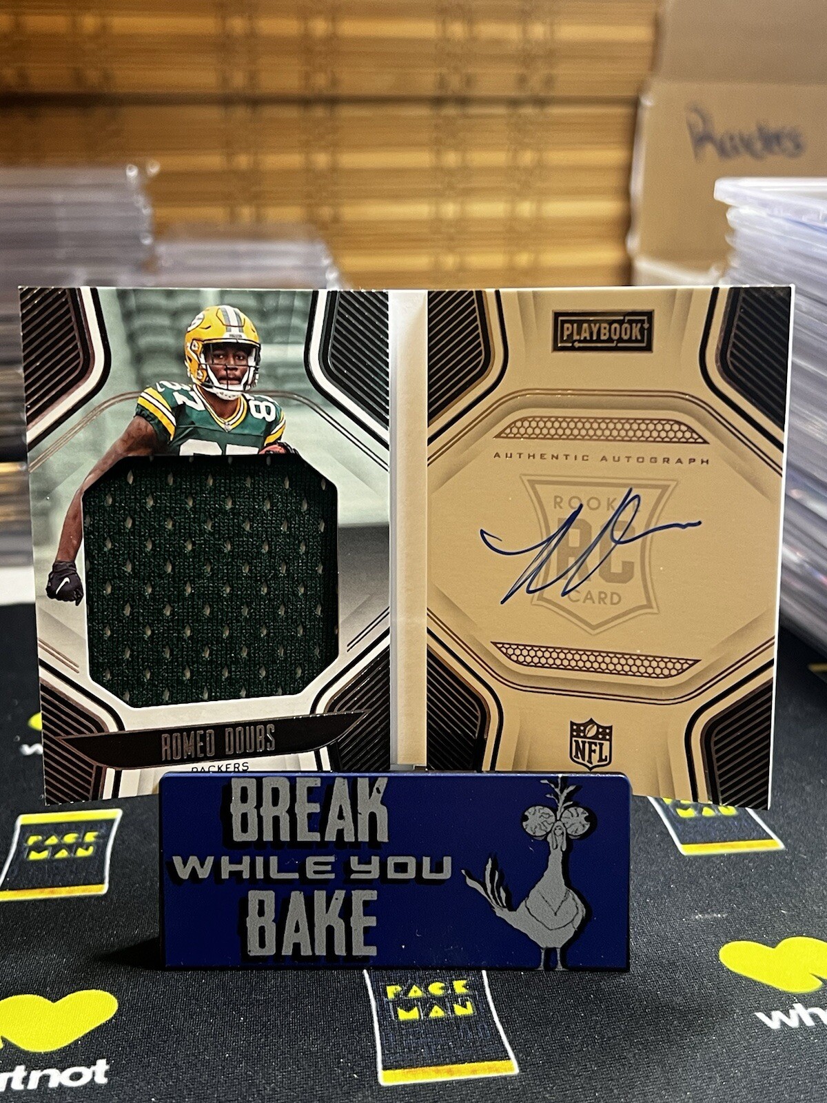 2022 Playbook Romeo Doubs Rookie Jersey Auto Autograph RC Booklet #132/299 #232