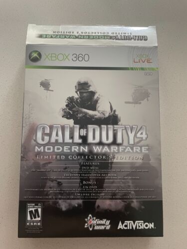CALL OF DUTY 4 MODERN WARFARE LIMITED COLLE - XBOX 360 - SLIP COVER ONLY NO DISC - Afbeelding 1 van 1