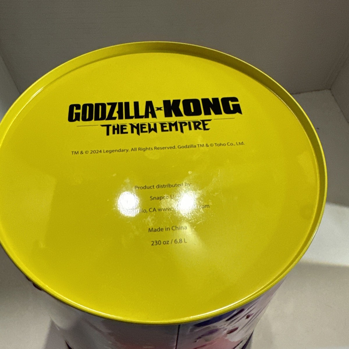 海外限定正規ライセンス品GODZILLA×KONG公開記念ポップコーン