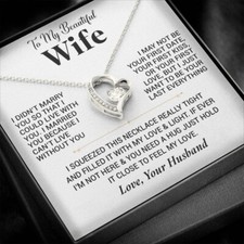 To My Wife Necklace, Christmas Gift For Wife, Christmas Gifts For Her, Wife Gift