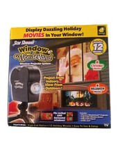 Star Shower Window Wonderland Projector 6 Halloween And 6 Christmas Movies L26