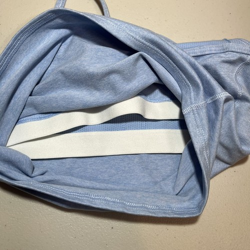 Athleta Girl Shirt Size Large 12 Blue Athletic Cheer Tank Cami - Picture 7 of 8