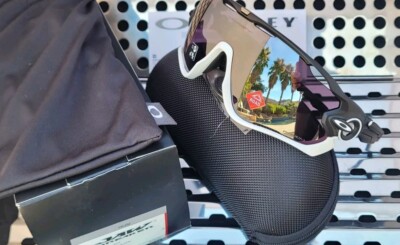 New Oakley JAWBREAKER 9290-5031 Sunglasses Matte Blk-Wht w / Prizm