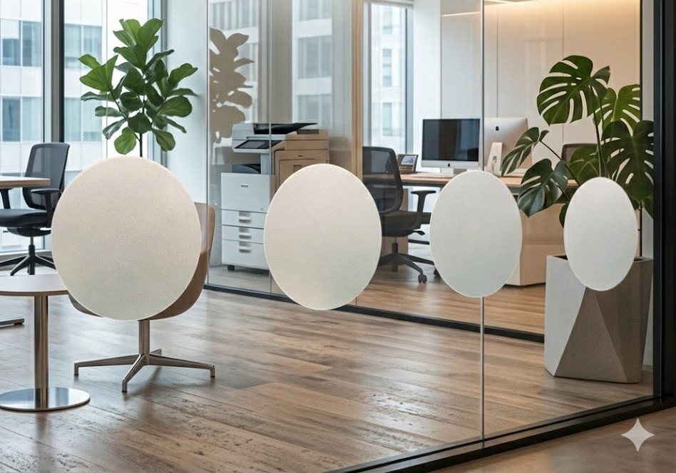 Glass safety window manifestation dots stickers 3 x meters  x 50mm