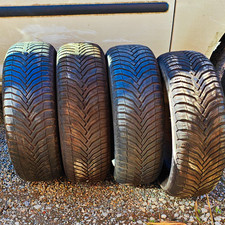 4x Michelin Cross Climate². 185/60/15. 1 Tyre Has A Repair. All Tyres 5mm