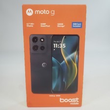 Motorola Moto G 2025 128GB 50MP Camera Grey Sealed Linked To Boost For 1 Year