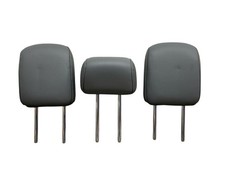 2022-2023 Ford F150 Lightning Rear Right Left Center Seat Headrest Set X3 Gray