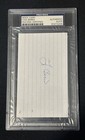 Yogi Berra Signed Original Index Card PSA/DNA Certified Autograph