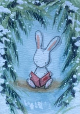 ACEO Original Mixed Media Painting Art