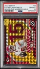 2023 PANINI ZENITH BEHIND THE NUMBERS GOLD #24 PATRICK MAHOMES II 7/10 PSA 10