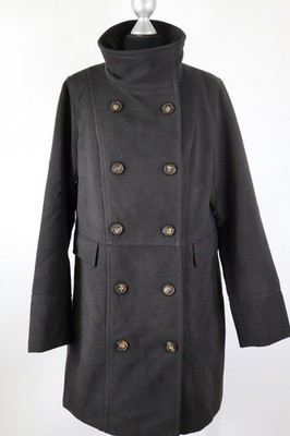 Body Flirt schwarzer Mantel Herbst/Winter Gr.38/S Polyester Viskose Elasthan