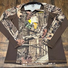 Mossy Oak Break-Up Infinity Camo Performance Long Sleeve 1/4 Zip Men's M