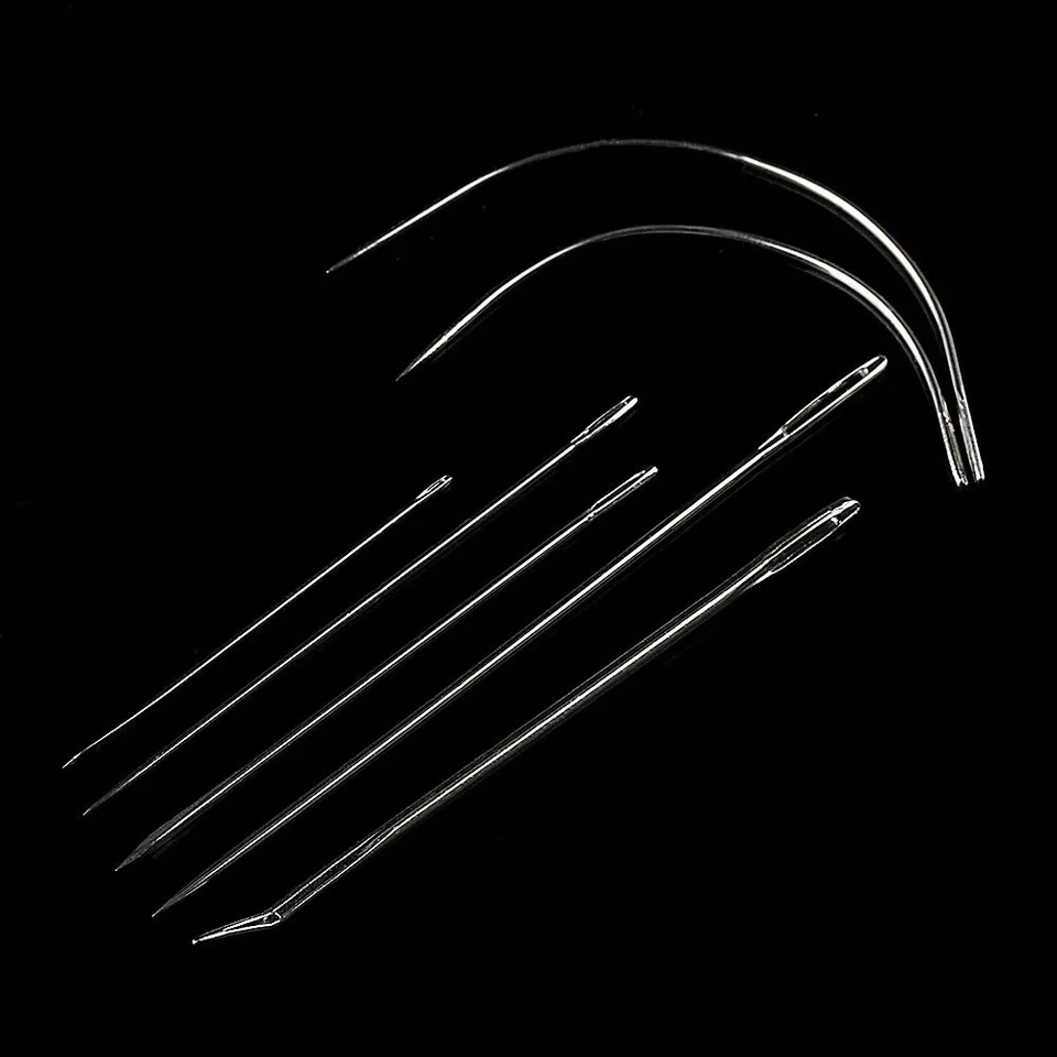 7 Stück Nähnadeln Nadelset gebogene Nadeln Polster Leder Nähnadel Nähen Nadel - Bild 2 von 4